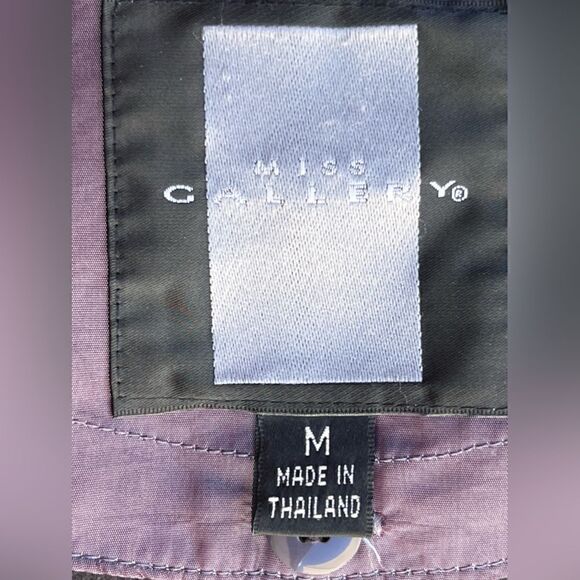 EUC Miss Gallery Hooded Midweight Raincoat with liner Size M - Picture 10 of 11